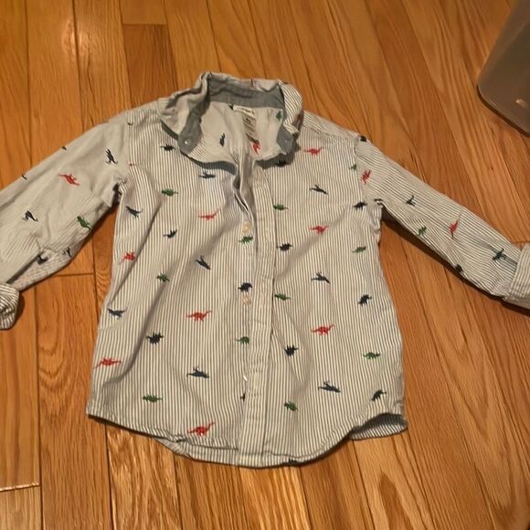 Carters button up Dino shirt - Picture 1 of 6